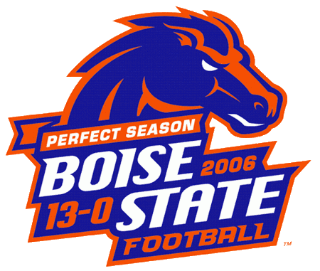 Boise State Broncos 2006 Special Event Logo iron on transfers for fabric